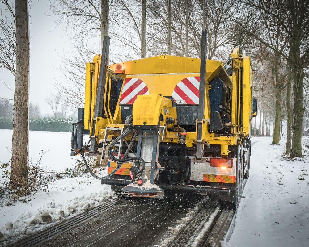 Road Salt Truck NJ Winter - EPR Auto Clinic Newark